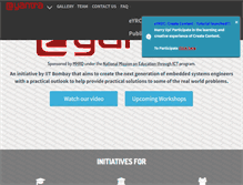 Tablet Screenshot of e-yantra.org
